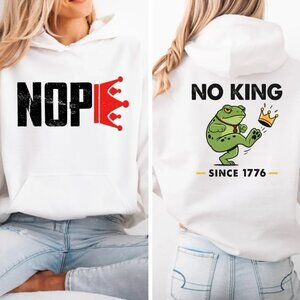 No King Since 1776 Hoodie, Portland Frog Protest Hoodie, Anti ICE Hoodie
